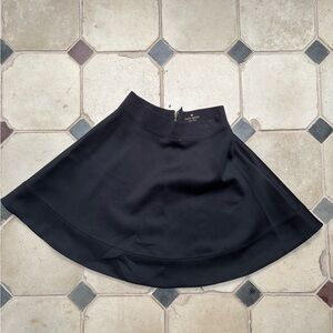 Kate Spade Classic A-Line Black Mini Skirt XS